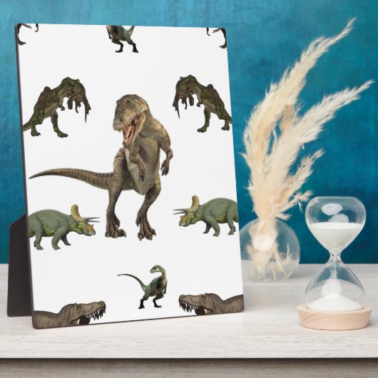 Dinosaur wrapppapier fotoplaat (Zijkant)