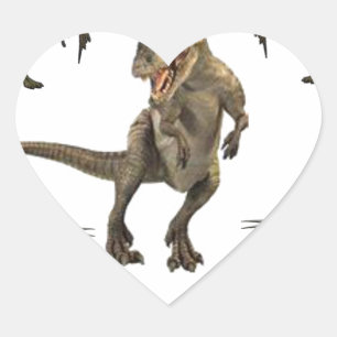 Dinosaur wrapppapier hart sticker