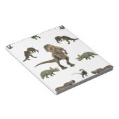 Dinosaur wrapppapier notitieblok (Schuin)
