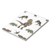 Dinosaur wrapppapier notitieblok (Linkerzijde)