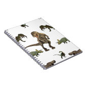 Dinosaur wrapppapier notitieboek (Rechterzijde)