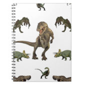 Dinosaur wrapppapier notitieboek (Voorkant)