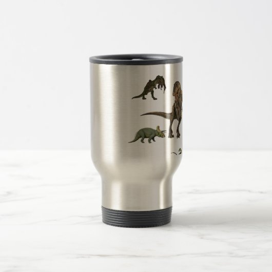 Dinosaur wrapppapier reisbeker (Center)