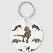 Dinosaur wrapppapier sleutelhanger (Voorkant)