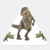 Dinosaur wrapppapier sticker (Voorkant)