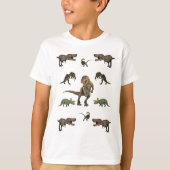 Dinosaur wrapppapier t-shirt (Voorkant)