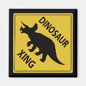 Dinosaur Xing Magneet (Voorkant)