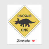 Dinosaur XING Sticker (Vel)