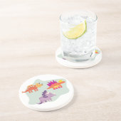 Dinosaur Zandsteen Onderzetter (Zijkant)