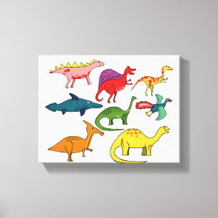 Dinosaur- Zazzle_Growshop. Canvas Afdruk