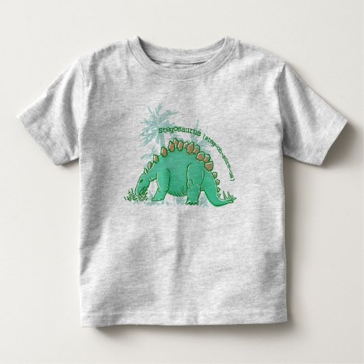 Dinosaur zeggen Stegosaurus kinder t-shirt (Voorkant)