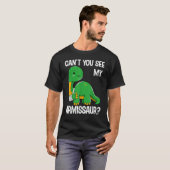 Dinosaur ziet mijn Botten niet T-shirt (Voorkant volledig)