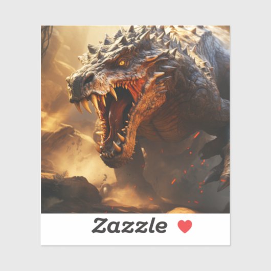 DinosaurCustom-Cut Vinyl Sticker (Vel)