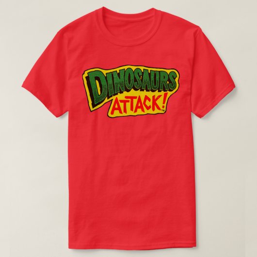 Dinosaurenaanval T-shirt (Design voorkant)