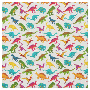Dinosaurenontwerpverbinding Stof