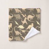 Dinosaurenpatroon Bad Handdoek (Wasdoekje)