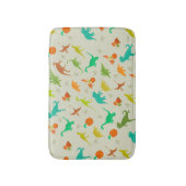 Dinosaurenpatroon Badmat (Voorkant Verticaal)