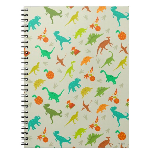 Dinosaurenpatroon Notitieboek (Voorkant)