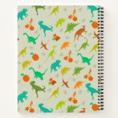 Dinosaurenpatroon Notitieboek (Achterkant)