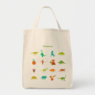 Dinosaurenpatroon Tote Bag