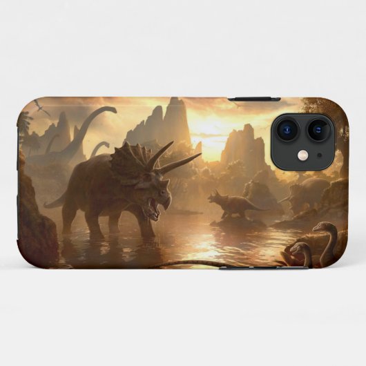 dinosauriaanse telefooncel Case-Mate iPhone case (Achterkant (horizontaal))