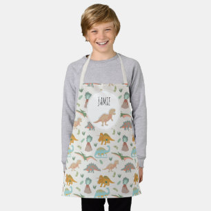 Dinosaurië Kinderen Boho Dinosaurus Aangepaste Naa Schort
