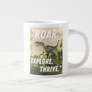 dinosauriëmok, jumbo koffiekop, prehistorisch grote koffiekop