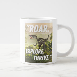 dinosauriëmok, jumbo koffiekop, prehistorisch grote koffiekop