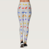 Dinosauriër afdruk leggings (Achterkant)