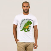dinosauriër citaat t-shirt (Voorkant volledig)