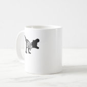 Dinosaurier Daddysaurus T-Rex Koffiemok (Voorkant links)