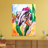 Dinosauriër rotsen  canvas afdruk (Insitu (Woonkamer))