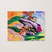 Dinosauriër stenen  legpuzzel (Horizontaal)