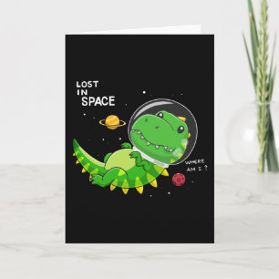 Dinosauriërs astronaut kaart