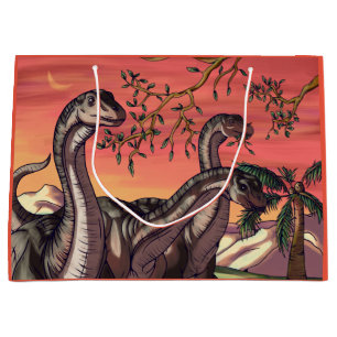 Dinosauriërs bij schemering groot cadeauzakje