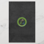 Dinosauriërs Chalkboard Kinderboeken Emoji Game (Achterkant)