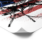 Dinosauriërs die Drums-Poster van de VS spelen Poster (Hoek)