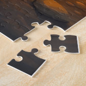 Dinosauriërs die marshmallows roosteren legpuzzel (Zijkant)