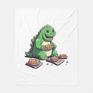 Dinosauriërs dieet morgen fleece deken