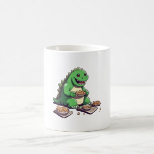 Dinosauriërs dieet morgen koffiemok