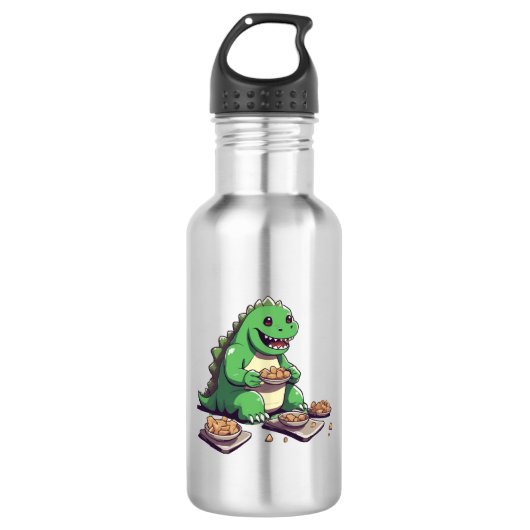 Dinosauriërs dieet morgen waterfles  (Voorkant)
