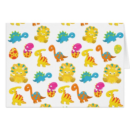 Dinosauriërs, Dinosaurenpatroon, Baby Dino (Voorkant Horizontaal)