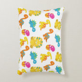 Dinosauriërs, Dinosaurenpatroon, Baby Dino Accent Kussen (Voorkant(Verticaal))