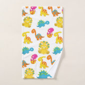 Dinosauriërs, Dinosaurenpatroon, Baby Dino Bad Handdoek (Handdoek)