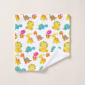 Dinosauriërs, Dinosaurenpatroon, Baby Dino Bad Handdoek (Wasdoekje)