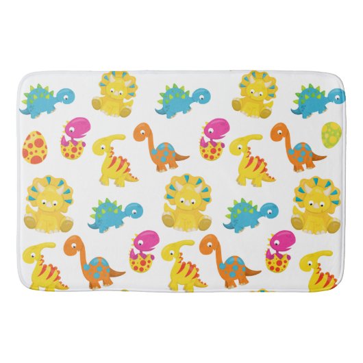 Dinosauriërs, Dinosaurenpatroon, Baby Dino Badmat (Voorkant)