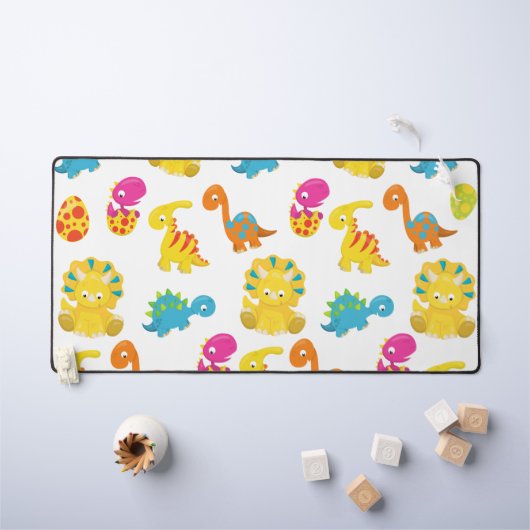 Dinosauriërs, Dinosaurenpatroon, Baby Dino Bureaumat (Kindertafel)