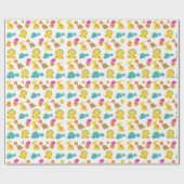 Dinosauriërs, Dinosaurenpatroon, Baby Dino Cadeaupapier (Vlak)