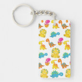 Dinosauriërs, Dinosaurenpatroon, Baby Dino Sleutelhanger (Voorkant)