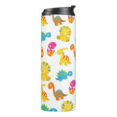 Dinosauriërs, Dinosaurenpatroon, Baby Dino Thermosbeker (Gedraaid links)
